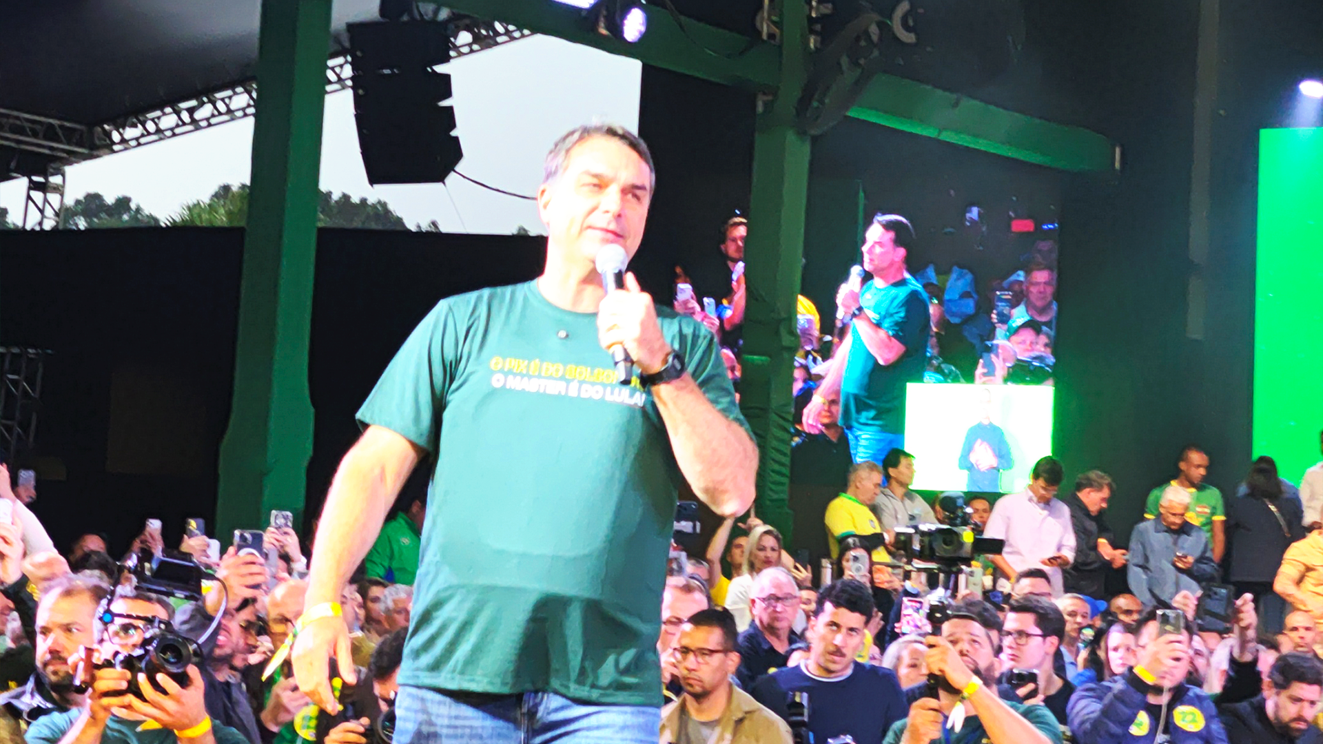 Danilo Visconti e Carlos Bolsonaro