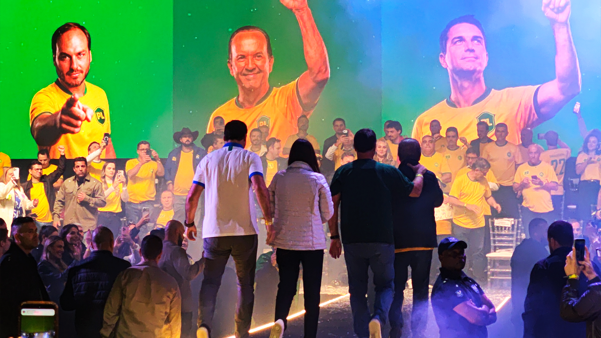 Danilo Visconti e Carlos Bolsonaro