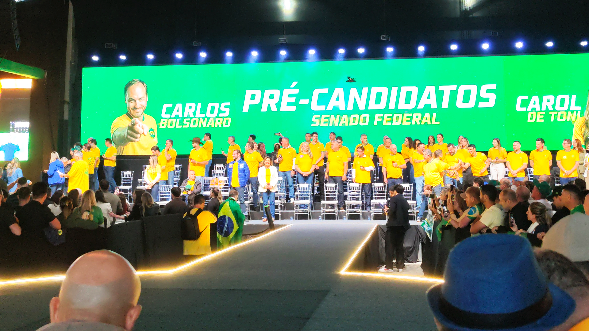 Danilo Visconti e Carlos Bolsonaro