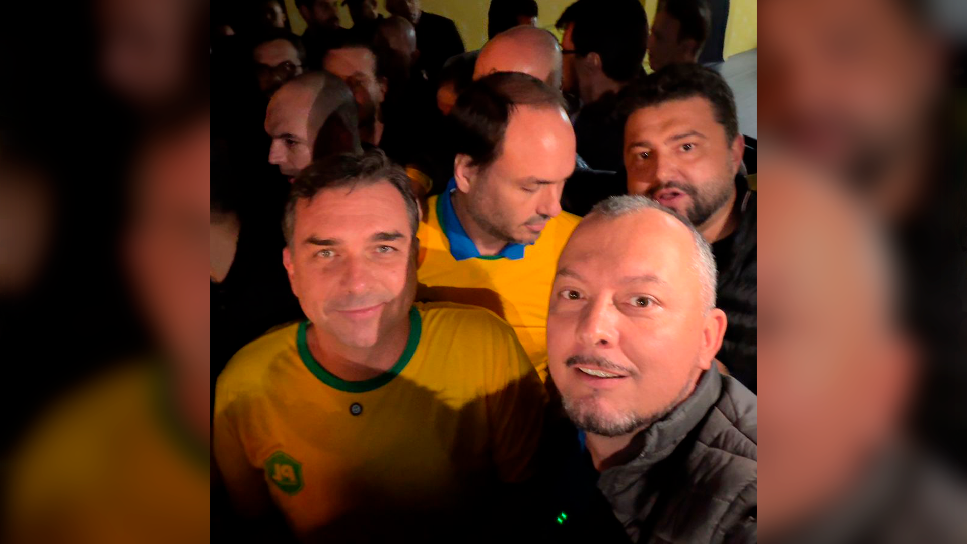 Danilo Visconti e Carlos Bolsonaro