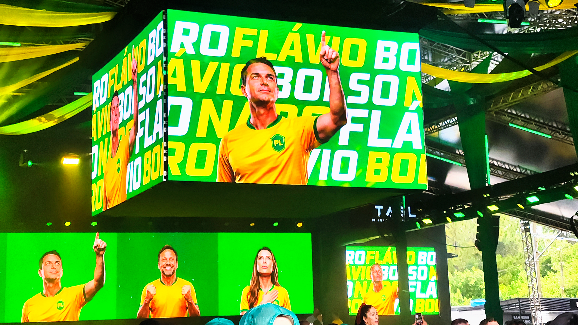 Danilo Visconti e Carlos Bolsonaro