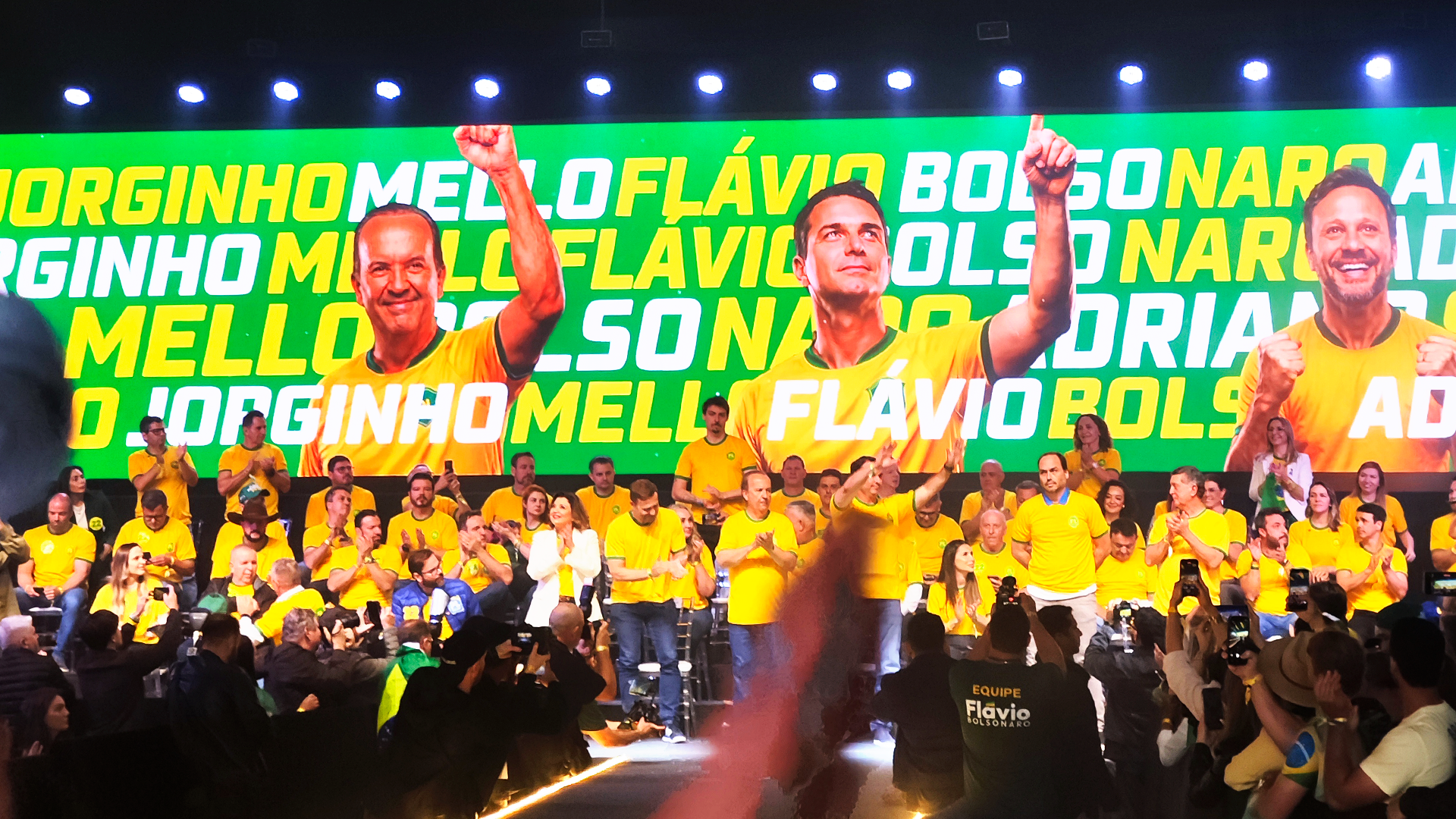 Danilo Visconti e Carlos Bolsonaro