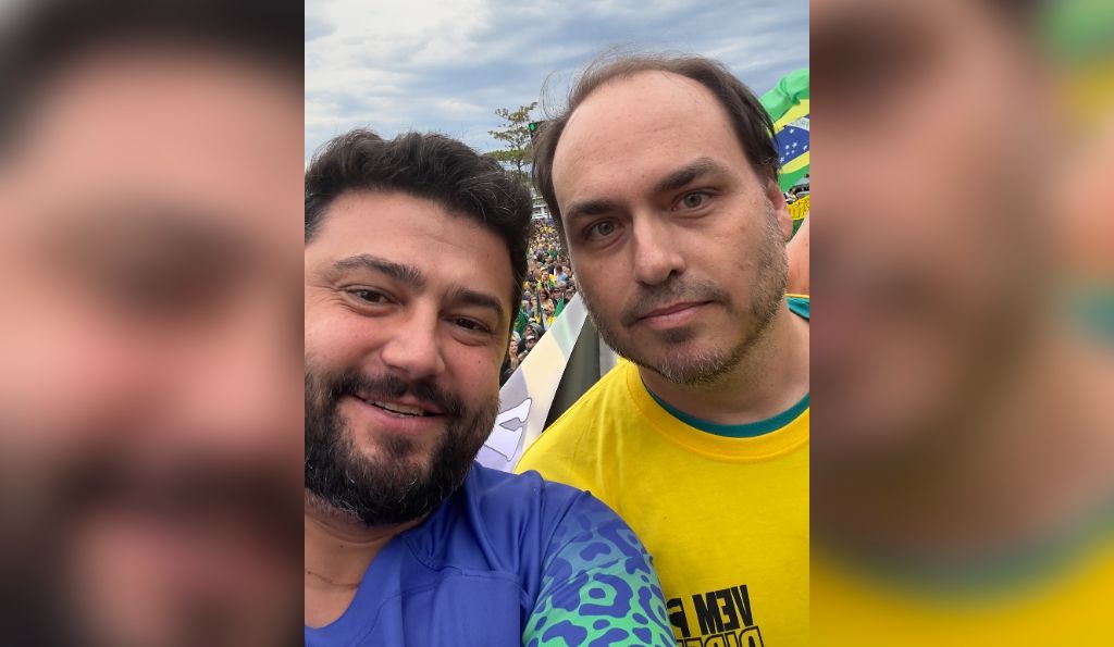 Danilo Visconti e Carlos Bolsonaro