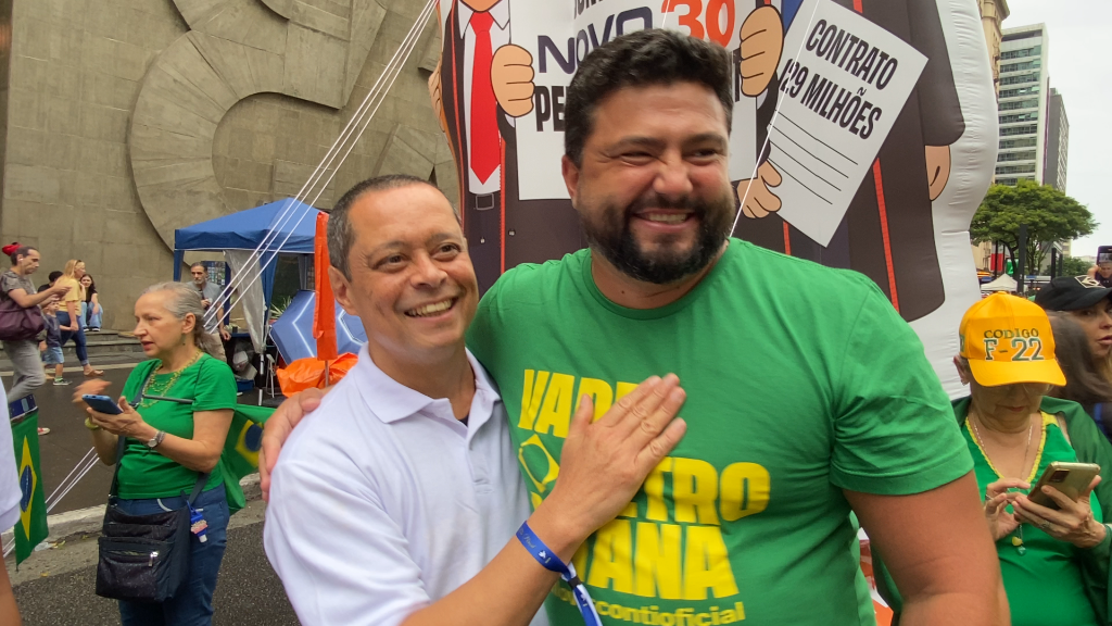 Danilo Visconti com o Comentarista Político Jorge Serrão